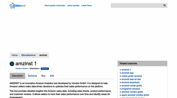 amzinst.updatestar.com