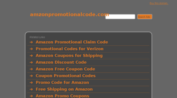 amzonpromotionalcode.com