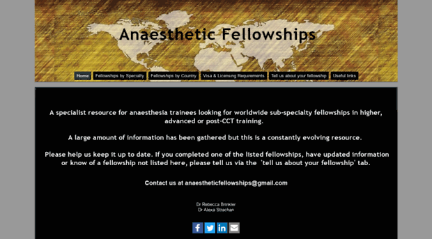 anaestheticfellowships.org