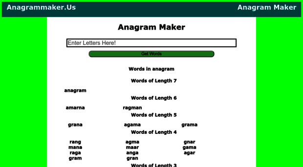 anagrammaker.us