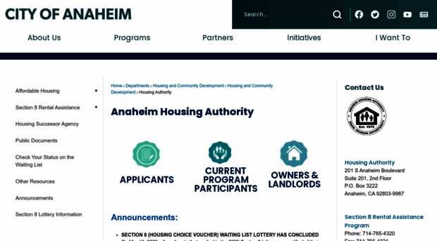 anaheimhousingprograms.com