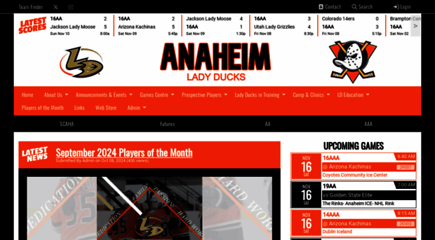 anaheimladyducks.com