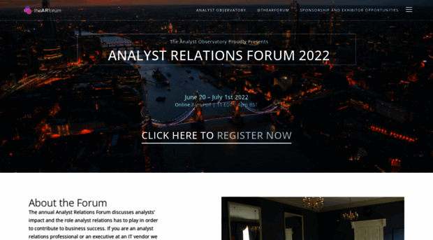 analystrelationsforum.com