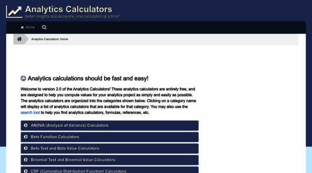 analyticscalculators.com