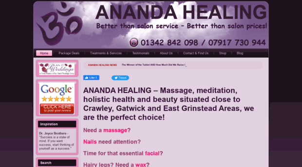 ananda-healing.co.uk