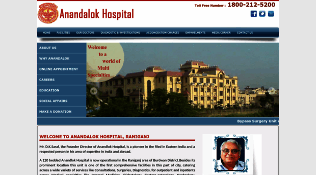 anandalokhospitalraniganj.com