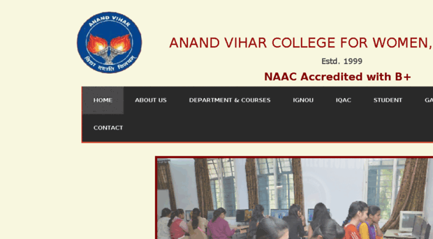 anandviharcollege.com