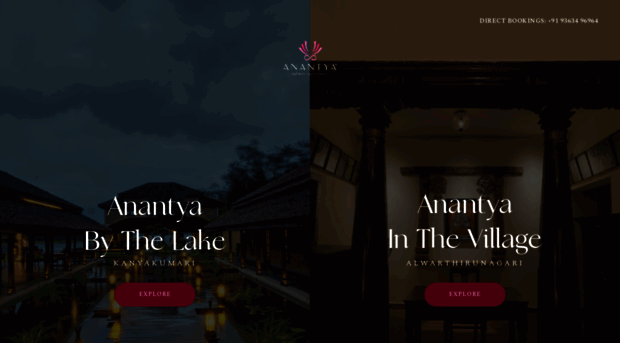 anantyaresorts.com