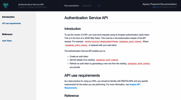 anaplanauthentication.docs.apiary.io