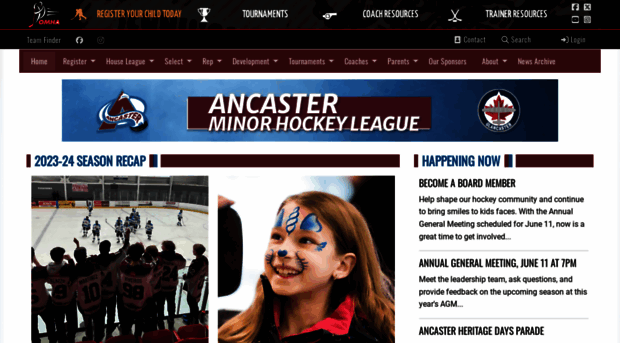 ancasterminorhockey.com