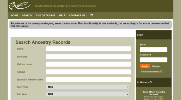 ancestor.co.za