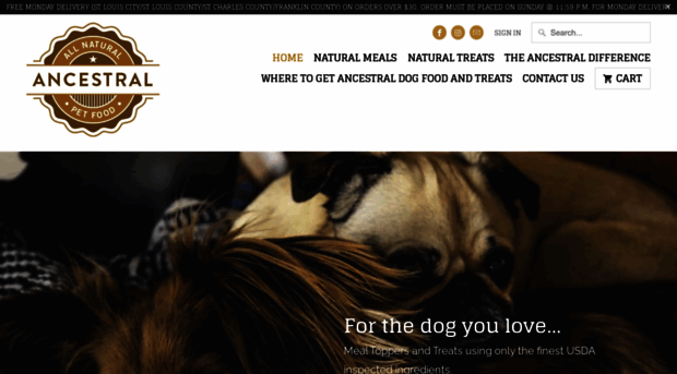 ancestralpetfood.com