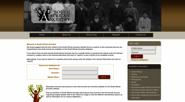 ancestrysa.com