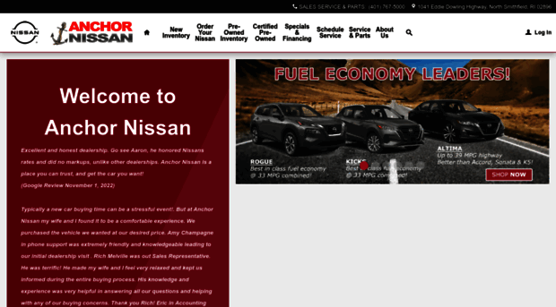 anchor-nissan.com