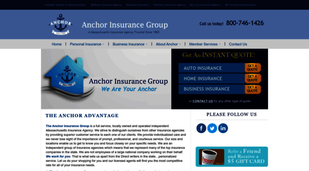 anchorinsurancegroup.net