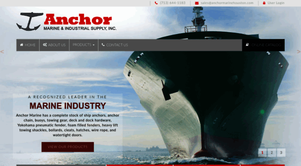 anchormarinehouston.com