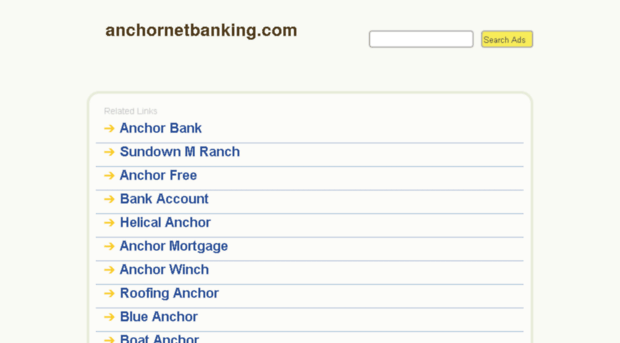 anchornetbanking.com