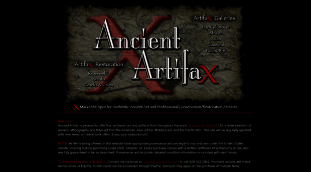 ancientartifax.com