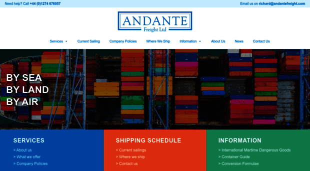 andantefreight.com