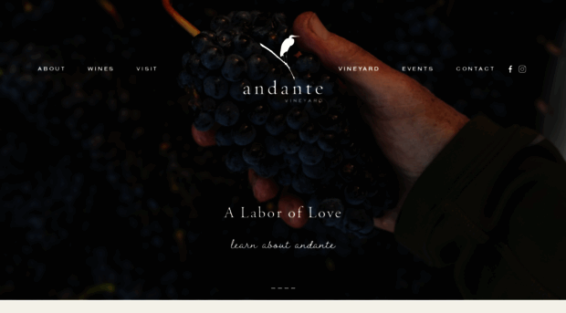 andantevineyard.com