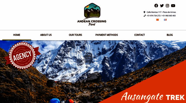 andeancrossingperu.com