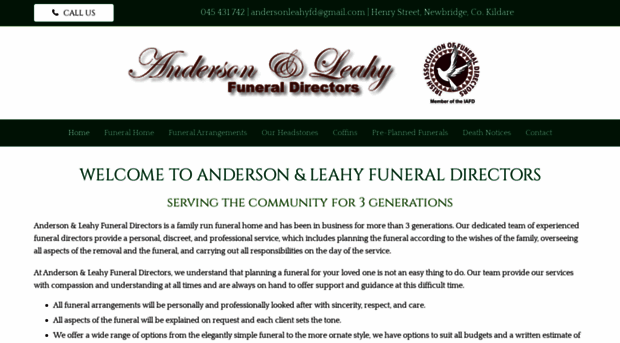 andersonandleahyfuneraldirectors.ie