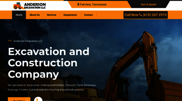 andersonexcavationllc.com