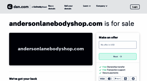 andersonlanebodyshop.com