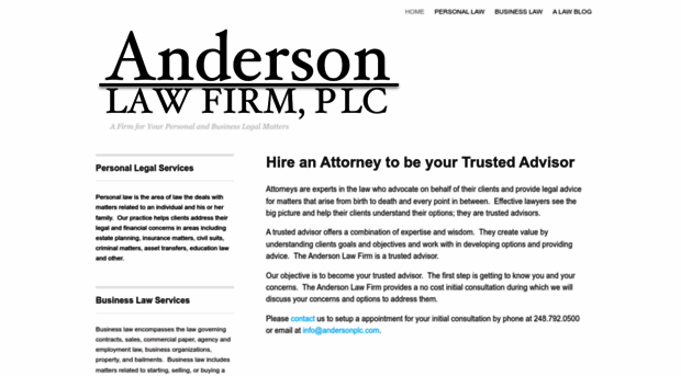 andersonplc.com