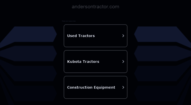 andersontractor.com