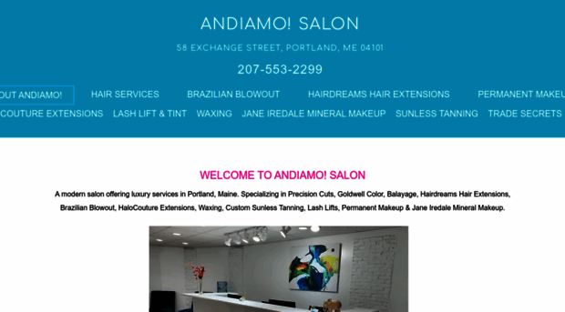 andiamosalonandspa.com