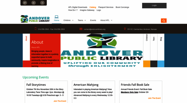 andoverlibrary.org