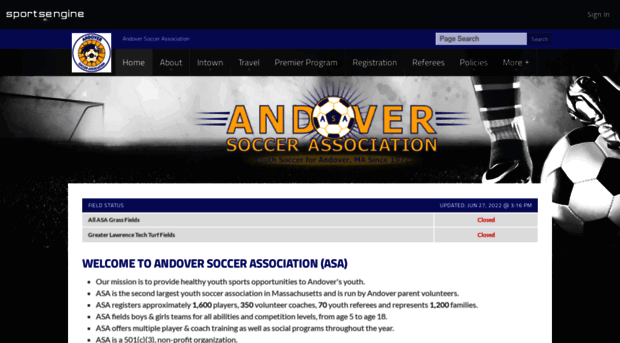 andoversoccer.org