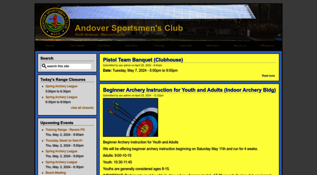 andoversportsmensclub.org