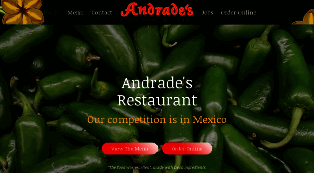 andradesrestaurant.com