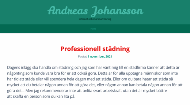 andreasjohansson.nu