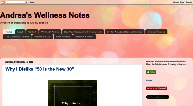 andreaswellnessnotes.com