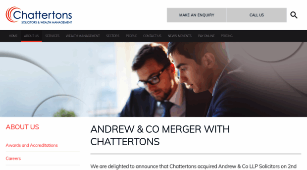 andrew-solicitors.co.uk - Andrew \u0026 Co merger with Chatte... - Andrew Solicitors