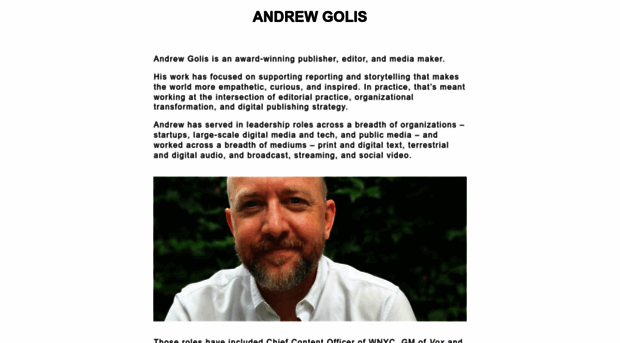 andrewgolis.com