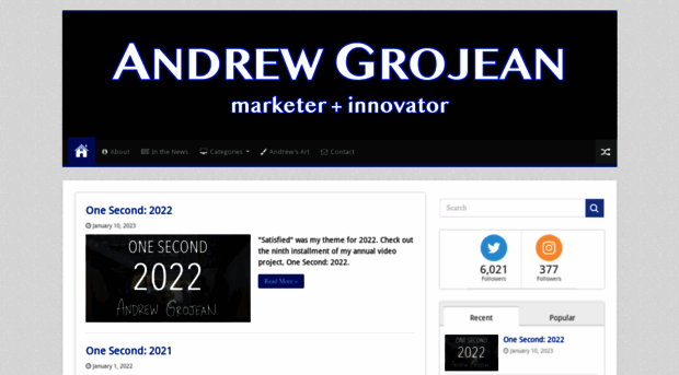 andrewgrojean.com