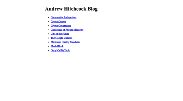 andrewhitchcock.org
