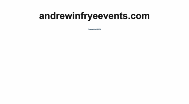 andrewinfryeevents.com