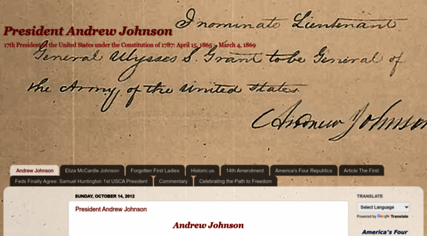 andrewjohnson.org