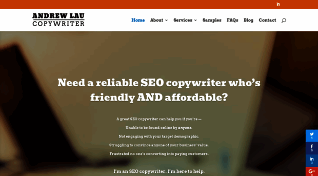 andrewlaucopywriter.com