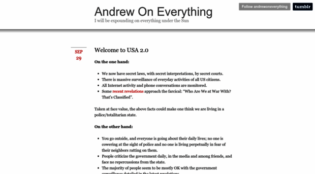 andrewoneverything.com