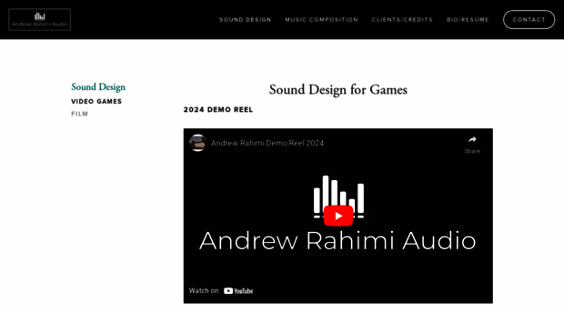 andrewrahimiaudio.com