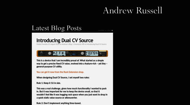 andrewrussell.net