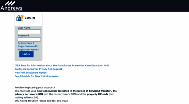 andrewsfcu.mtgsvc.com