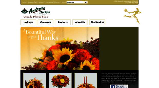 andrewsflorists.net