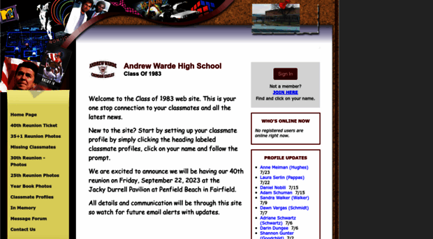 andrewwardeclassof1983.com